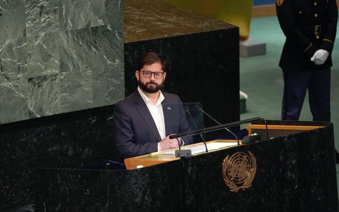 Presidente Boric en la ONU: «Nunca un gobierno puede sentirse derrotado cuando el pueblo se pronuncia. En democracia, la palabra popular es soberana»