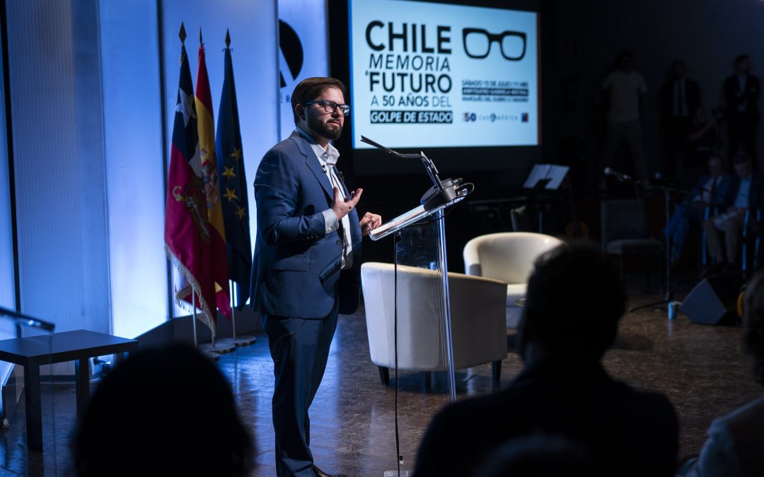 Presidente Boric participa en evento conmemorativo de los 50 años del Golpe de Estado en Chile