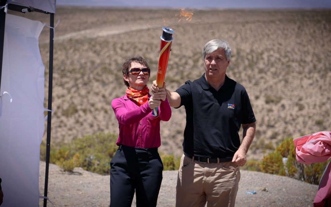 ¡La antorcha panamericana ya recorre Chile!