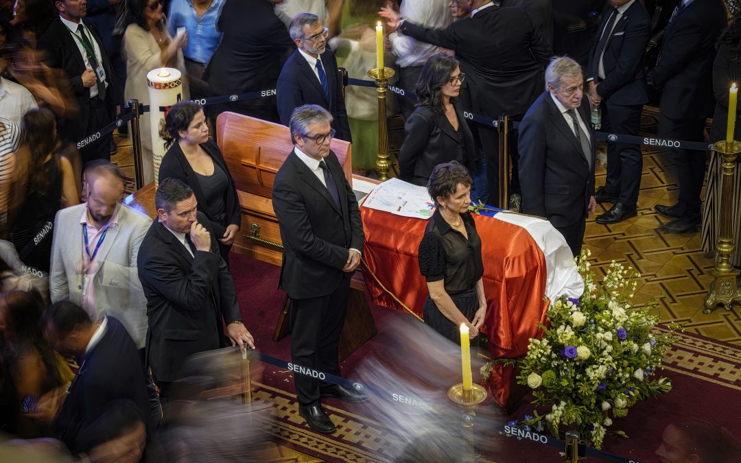 Imágenes de Funeral de Estado del ex Presidente Sebastián Piñera en el ex Congreso Nacional