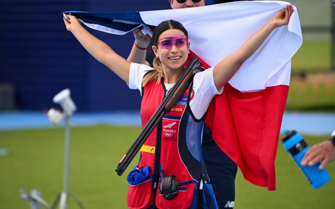 Francisca Crovetto logra medalla de oro en el tiro skeet de París 2024