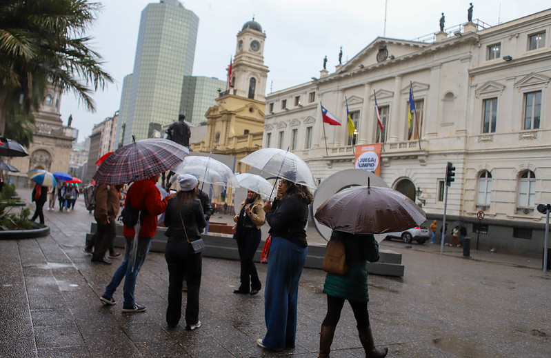 Así se prepara Santiago para el sistema frontal que se avecina
