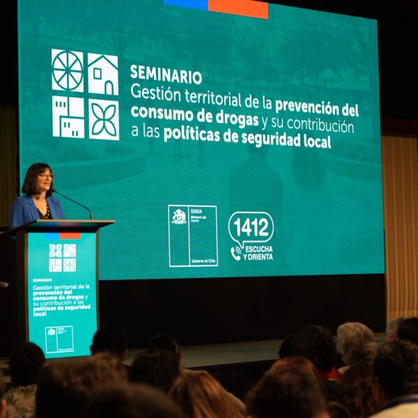 En seminario convocado por Senda: Abordan aportes de la prevención del consumo de drogas a las políticas de seguridad local
