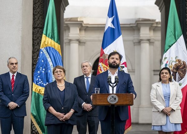 Boric oficializa candidatura de la ex Presidenta Michelle Bachelet a la secretaría general de ONU